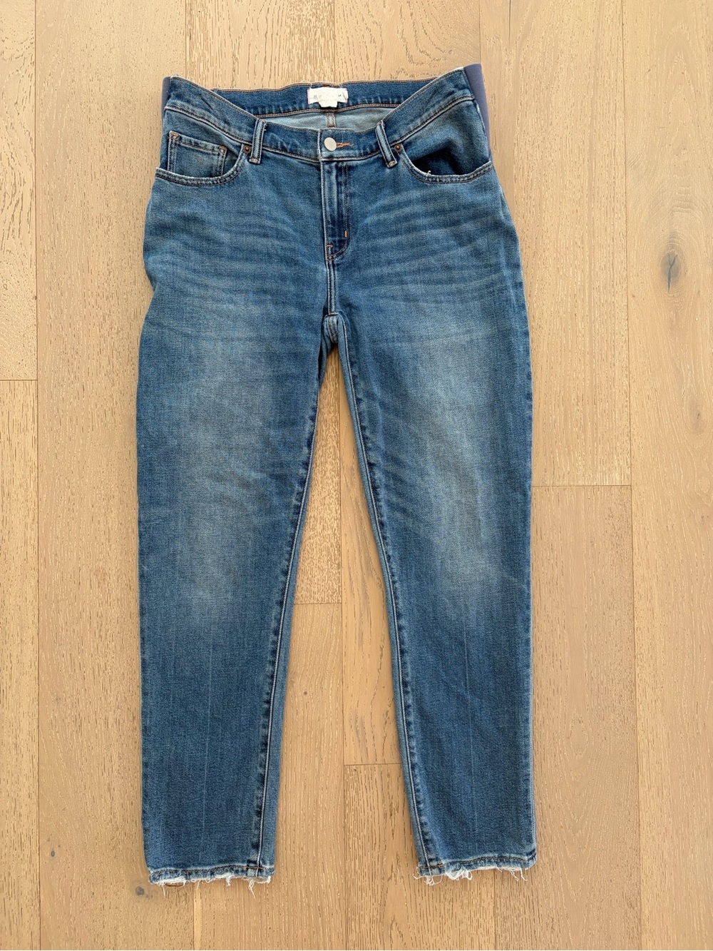 Hatch Women’s Boyfriend Maternity Jeans sz 28
